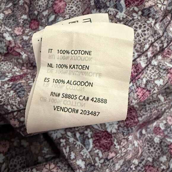 SYNRGY Big & Tall Men's Floral Print Button Front Shirt, Size 4XL - Picture 6 of 7